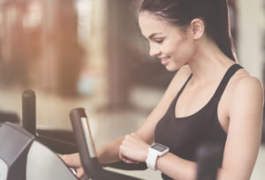 心拍計付き腕時計