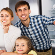 冷凍庫の大きい冷蔵庫