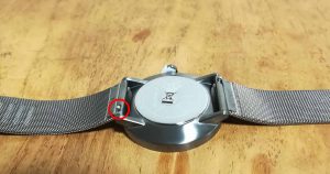 Nordgreen-Philosopher-band 付け替え取り外し前