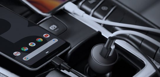 AUKEY 新型のiPone11にもフルスピード充電！次世代車載充電器「AUKEY CC-Y10」が30％オフ！③