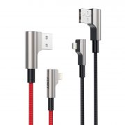 AUKEY 2本組高耐久ナイロン編みのライトニングUSBケーブルCB-AL01が新発売！②